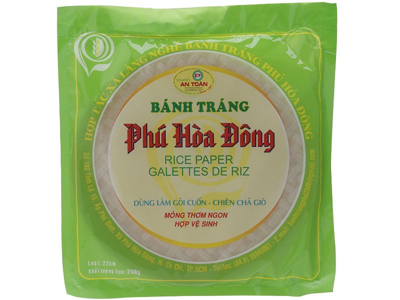 Bánh tráng Phú Hòa Đông 22cm