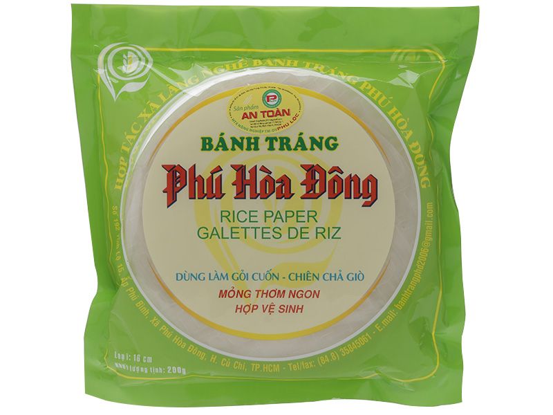 Bánh tráng Phú Hòa Đông 16cm